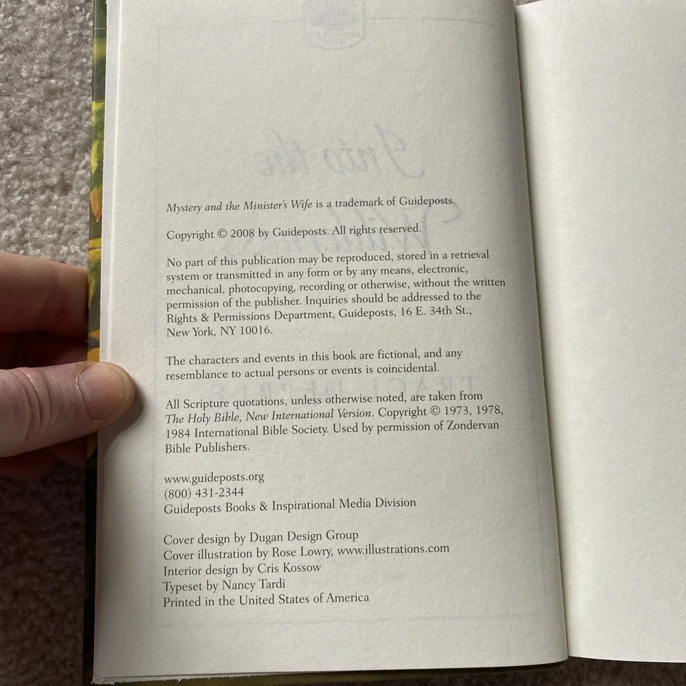 Guideposts Into‎ the Wilderness Mystery and the Minister's Wife Book Hardcover